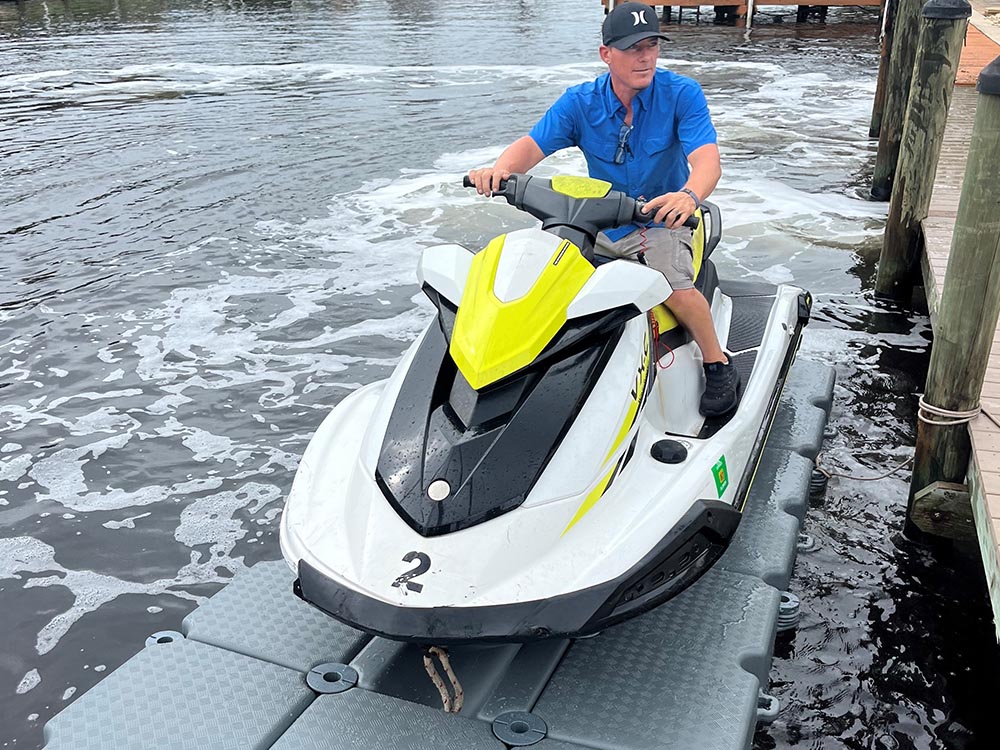 floating jet ski dock