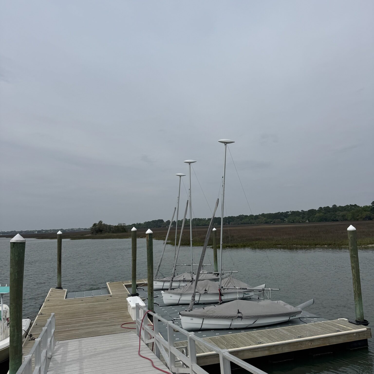 sailboats on gulf stream dock