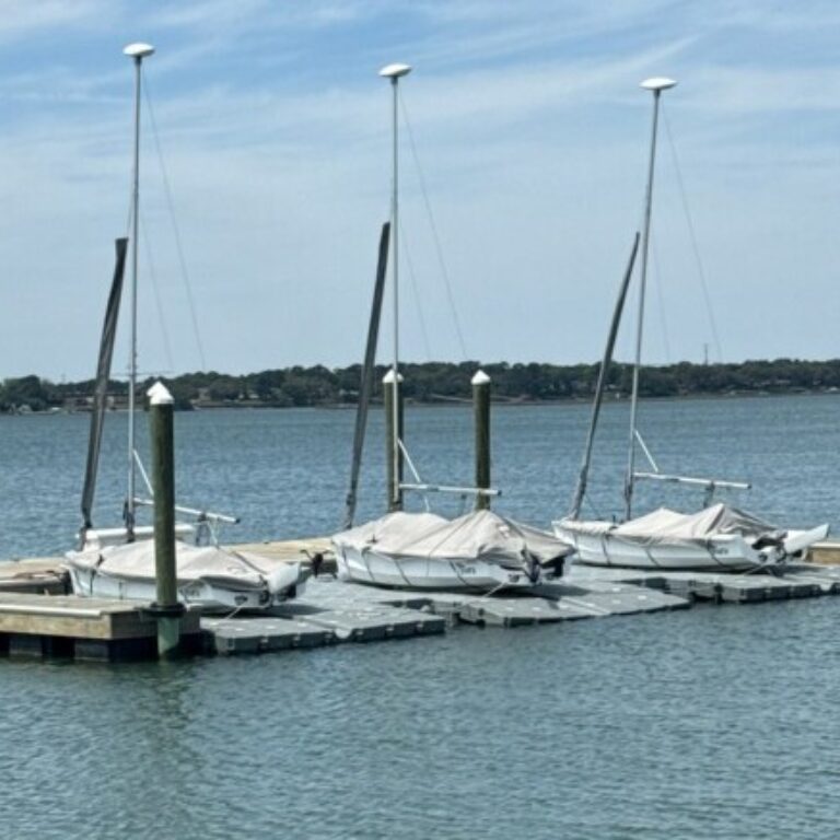 boats atop gulf stream sailboat dock