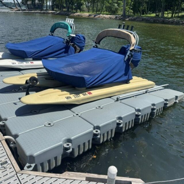 2 Craig Cats on a Gulf Stream Floating Dock
